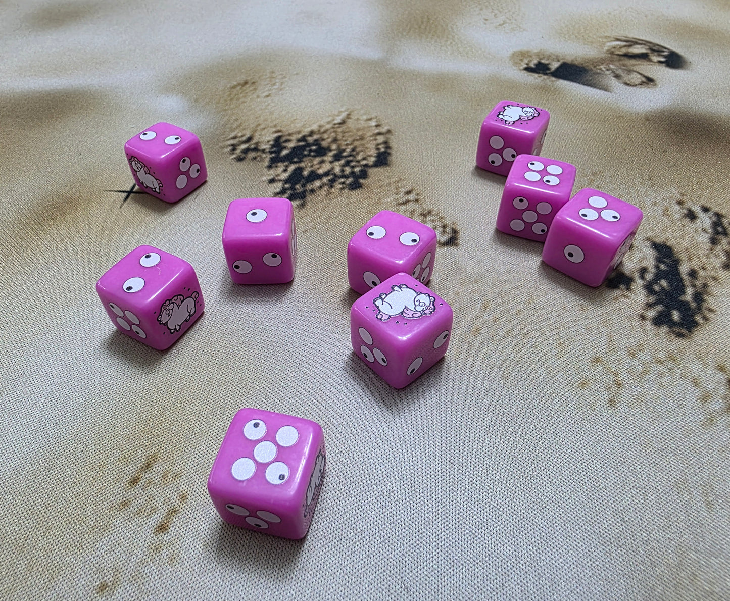 Printed Logo Custom D6 Dice