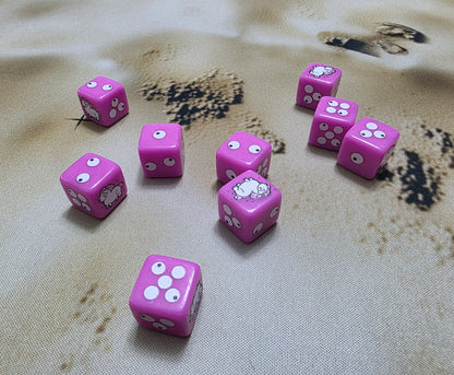 Printed Logo Custom D6 Dice